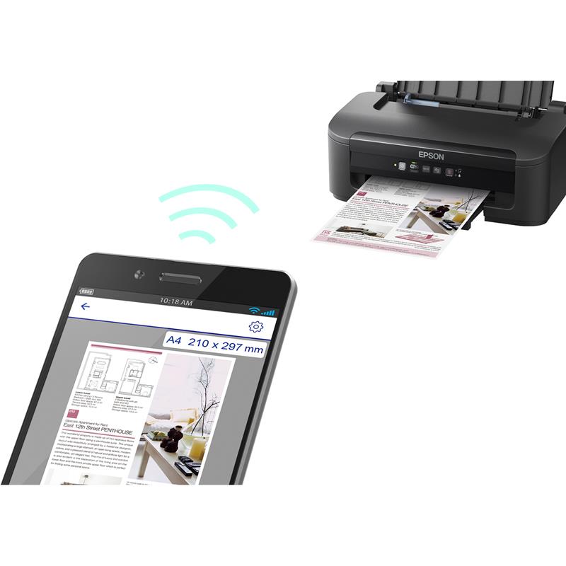 Product image for Epson WorkForce WF-2110W A4 Colour Inkjet Printer - Gallery03