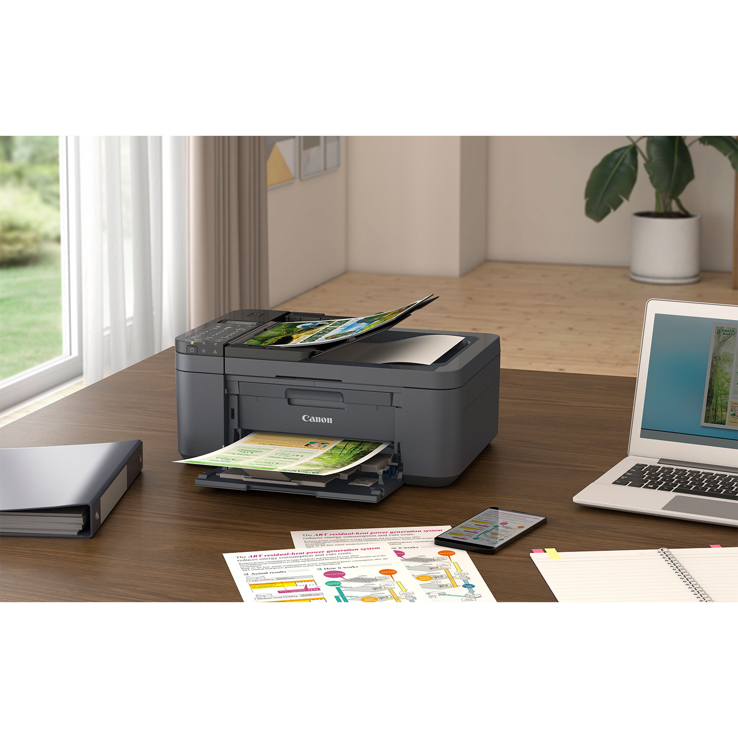 Product image for Canon PIXMA TR4755i A4 Colour Multifunction Inkjet Printer - Gallery03