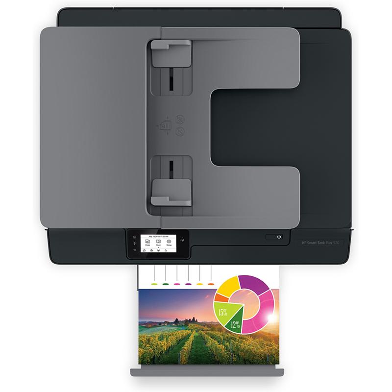 Product image for HP Smart Tank Plus 570 A4 Colour Multifunction Inkjet Printer - Gallery03