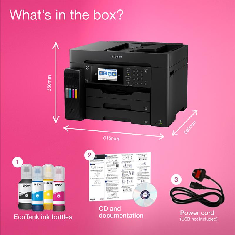 Product image for Epson EcoTank ET-16605 A3+ Colour Multifunction Inkjet Printer - Gallery03