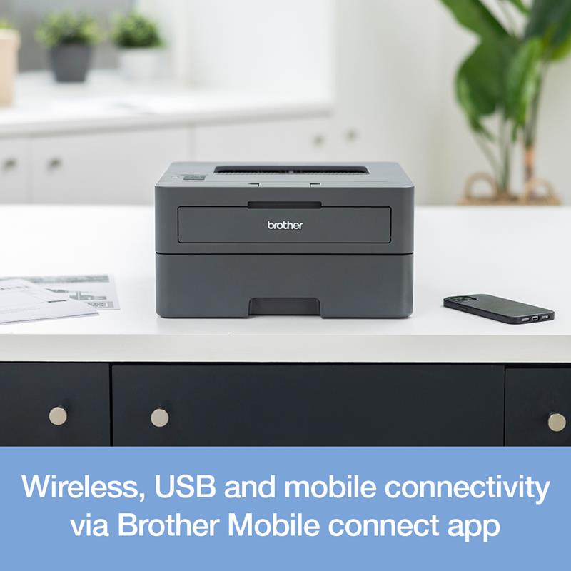 Product image for Brother HL-L2445DW A4 Mono Laser Printer - Gallery04