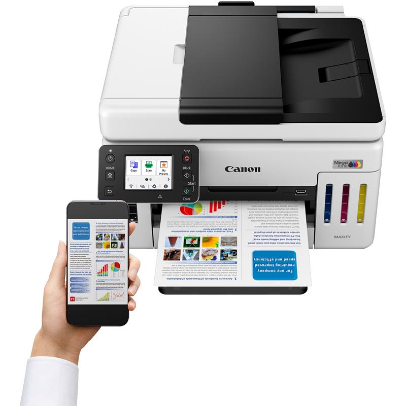 Product image for Canon MAXIFY GX6150 MegaTank A4 Colour Multifunction Inkjet Printer - Gallery04