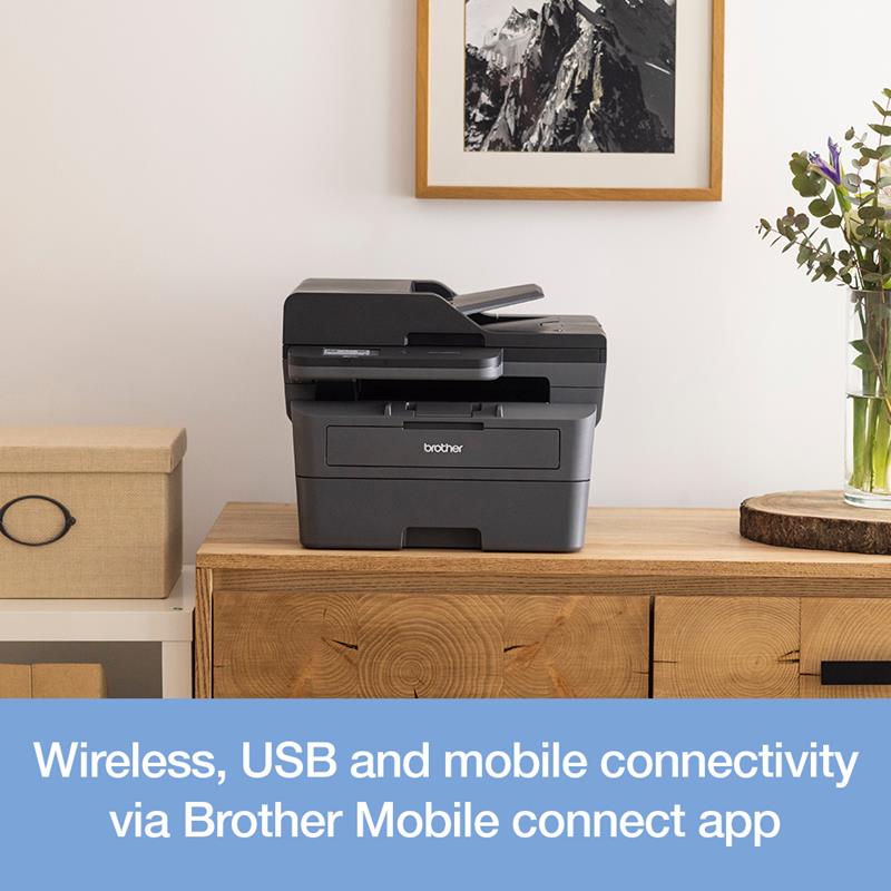 Product image for Brother MFC-L2860DW A4 Mono Multifunction Laser Printer - Gallery04