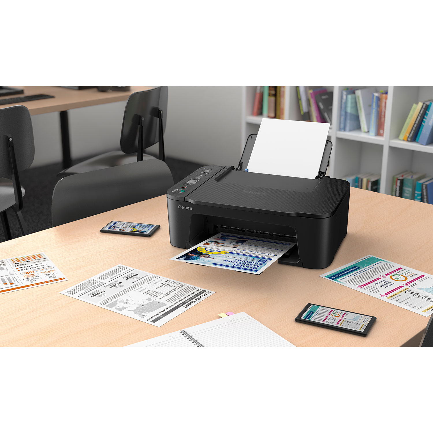 Product image for Canon PIXMA TS3750i A4 Colour Multifunction Inkjet Printer - Gallery04