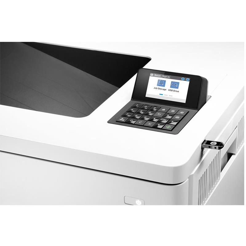Product image for HP Color LaserJet Enterprise M554dn A4 Colour Laser Printer - Gallery04