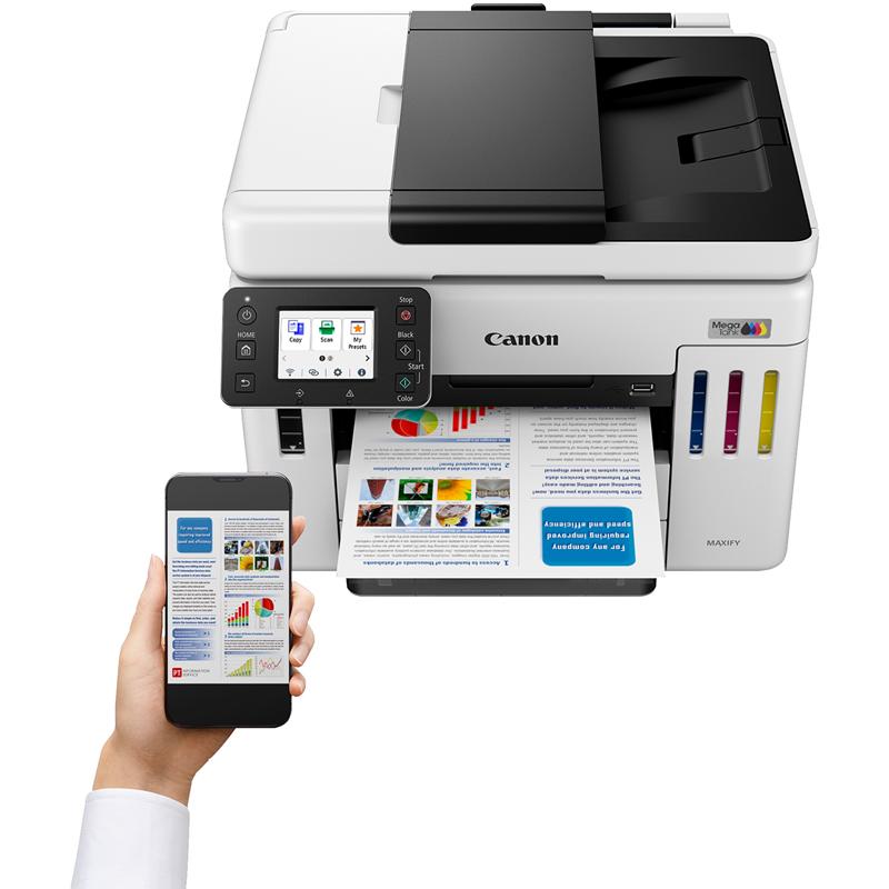 Product image for Canon MAXIFY GX7150 MegaTank A4 Colour Multifunction Inkjet Printer - Gallery05
