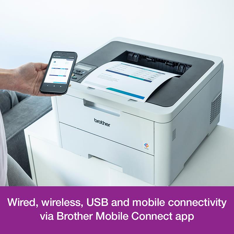 Product image for Brother HL-L3220CW A4 Colour LED Laser Printer - Gallery05