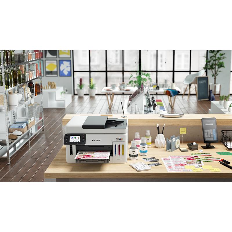 Product image for Canon MAXIFY GX6150 MegaTank A4 Colour Multifunction Inkjet Printer - Gallery05