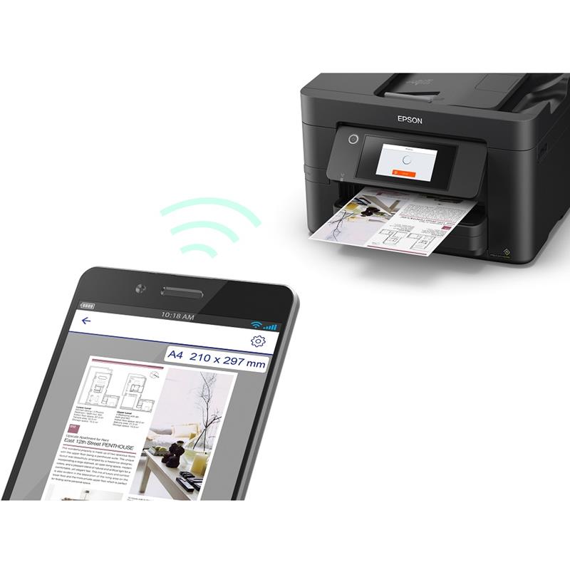 Product image for Epson WorkForce Pro WF-4820DWF A4 Colour Multifunction Inkjet Wireless Printer - Gallery05
