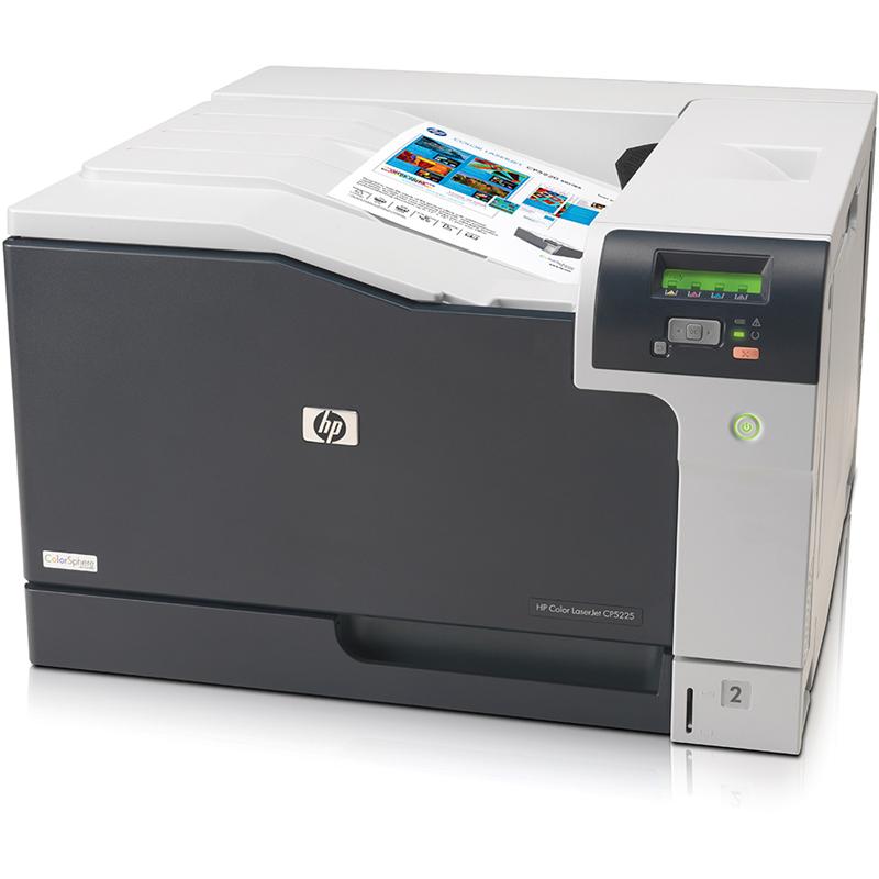 Product image for HP Colour LaserJet CP5225n A3 Laser Printer - Gallery06