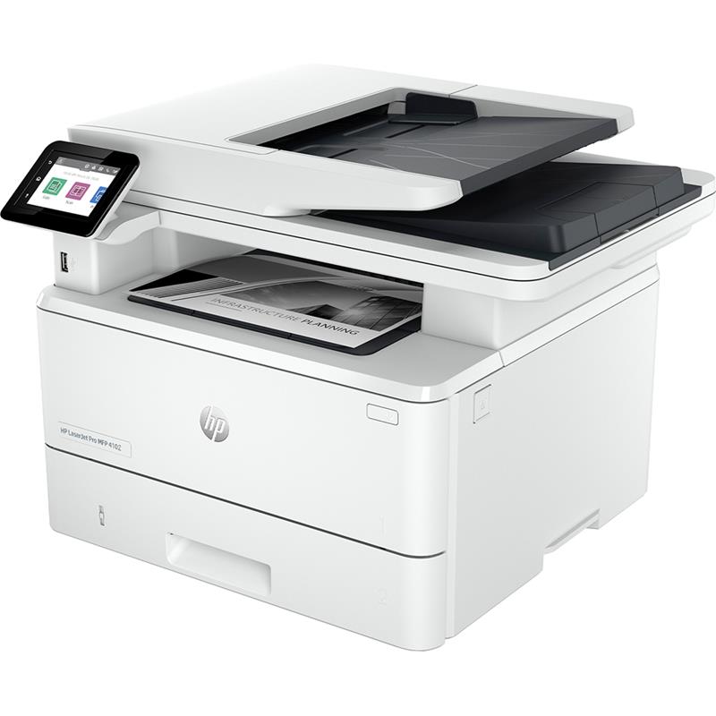 Product image for HP LaserJet Pro MFP 4102fdw A4 Mono Multifunction Laser Printer - Gallery06