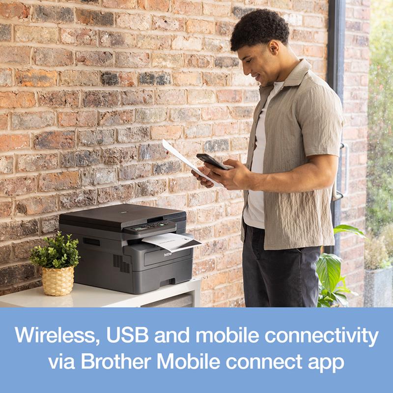 Product image for Brother DCP-L2620DW A4 Mono Multifunction Laser Printer - Gallery06