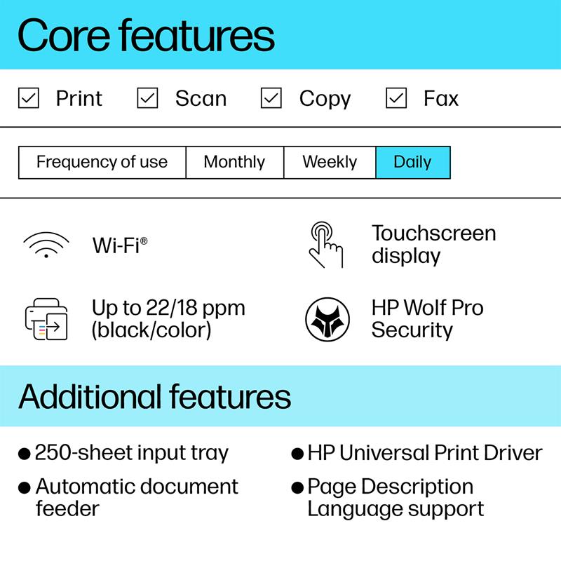Product image for HP OfficeJet Pro 9120b A4 Colour Multifunction Inkjet Printer - Gallery07