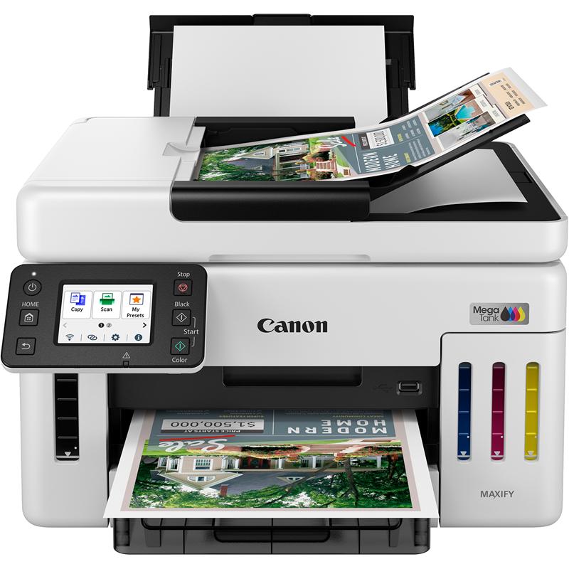 Product image for Canon MAXIFY GX6150 MegaTank A4 Colour Multifunction Inkjet Printer - Gallery07