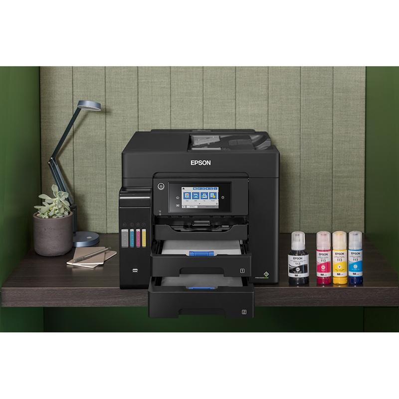 Product image for Epson EcoTank ET-5855 A4 Colour Multifunction Inkjet Printer - Gallery07