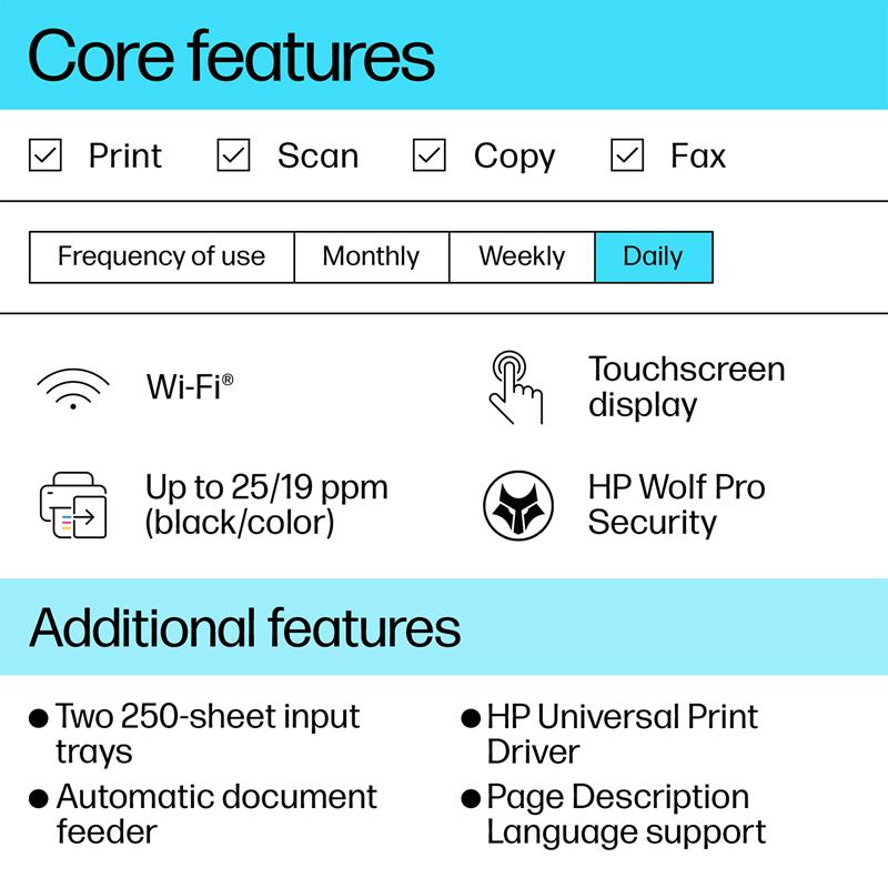 Product image for HP OfficeJet Pro 9130b A4 Colour Multifunction Inkjet Printer - Gallery07
