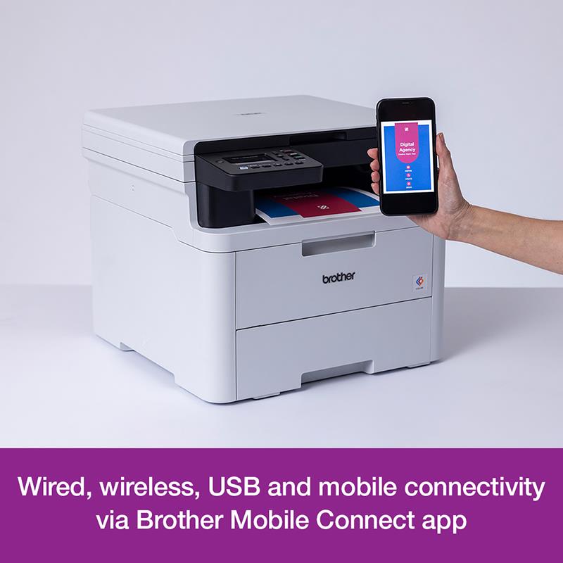 Product image for Brother DCP-L3520CDW A4 Colour Multifunction LED Laser Printer - Gallery08