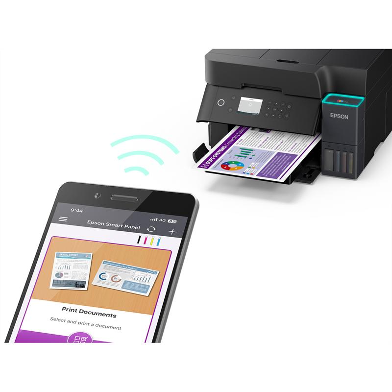 Product image for Epson EcoTank ET-3950 A4 Colour Multifunction Inkjet Printer - Gallery08