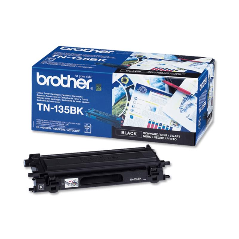 Brother TN135BK Black Original High Capacity Laser Toner  (TN-135BK)