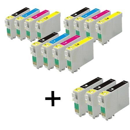 999inks Compatible Multipack Epson T1281/4 3 Full Sets + 3 FREE Black Inkjet Printer Cartridges