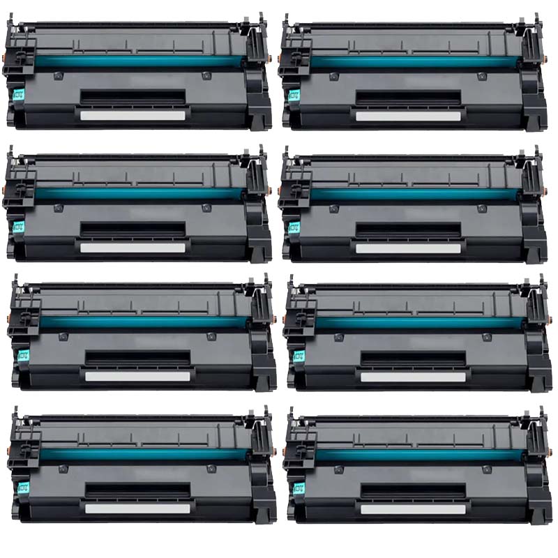 999inks Compatible Eight Pack HP 59X Black High Capacity Laser Toner Cartridges