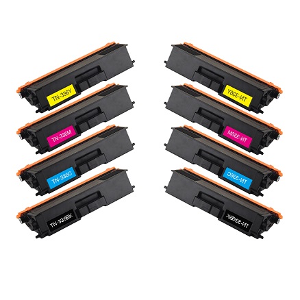 999inks Compatible Multipack Brother TN326 2 Full Sets High Capacity Laser Toner Cartridges