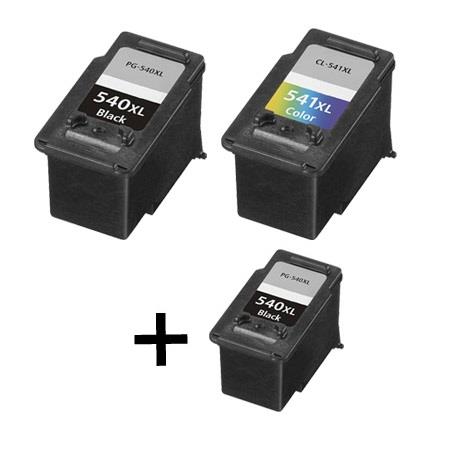 999inks Compatible Multipack Canon PG-540XL and CL-541XL 1 Full Set + 1 Extra Black Inkjet Printer Cartridges