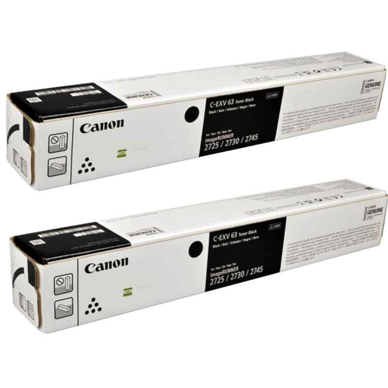 Canon 5142C002AA Black Original Laser Toner Cartridge Twin Back