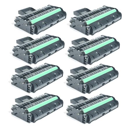 999inks Compatible Eight Pack Ricoh 407255 Black Laser Toner Cartridges