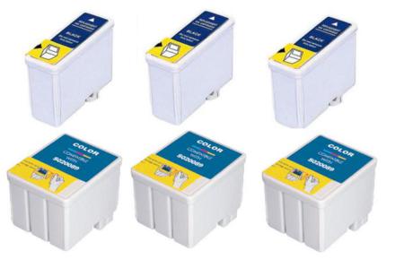 999inks Compatible Multipack Epson S189/S191 3 Full Sets Inkjet Printer Cartridges