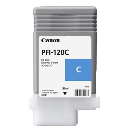 Canon PFI-120C (2886C001AA) Cyan Original Standard Capacity Ink Cartridge