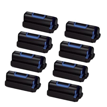 999inks Compatible Eight Pack OKI 45439002 Black High Capacity Laser Toner Cartridges