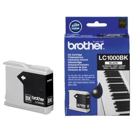 Brother LC1000BK Black Original Printer Ink Cartridge (LC-1000BK)