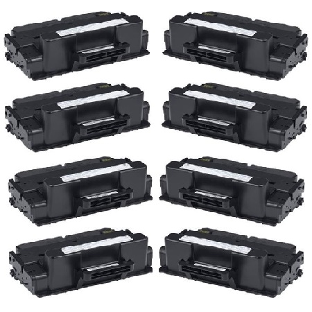 999inks Compatible Eight Pack Dell 593-BBBI Black Laser Toner Cartridges