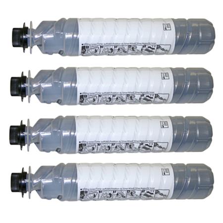 999inks Compatible Quad Pack Ricoh 1230D (885094) Black Laser Toner Cartridges
