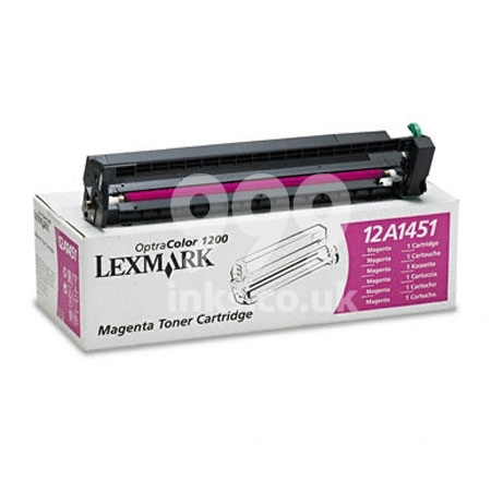 Lexmark 12A1451 Magenta Original Toner Cartridge