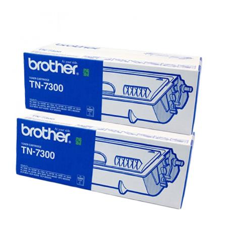 Brother TN7300 Black Original Laser Toner Cartridge Twin Pack
