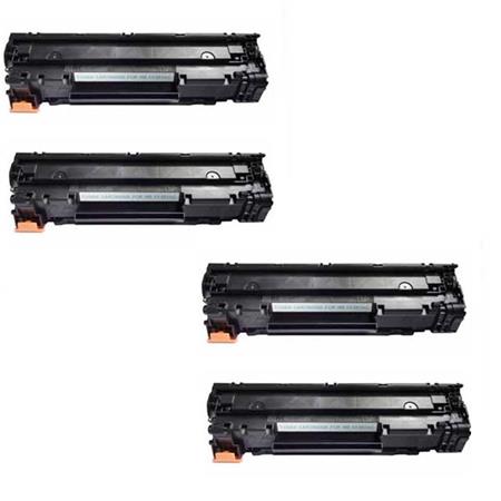 999inks Compatible Quad Pack HP 83A Black Laser Toner Cartridges