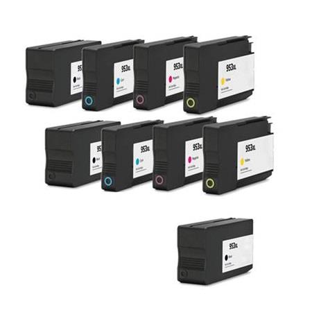 999inks Compatible Multipack HP 953XL 2 Full Sets + 1 Extra Black Inkjet Printer Cartridges
