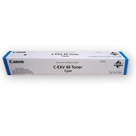 Canon C-EXV49 (8525B002) Cyan Original Toner Cartridge