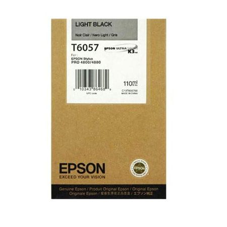 Epson T6057 Light Black Original Standard Capacity Ink Cartridge (T605700)