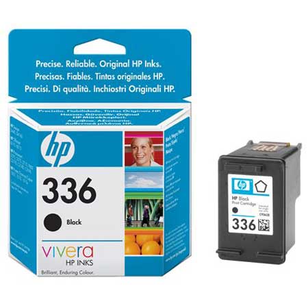HP 336 Black Original Inkjet Print Cartridge with Vivera Ink (C9362EE)