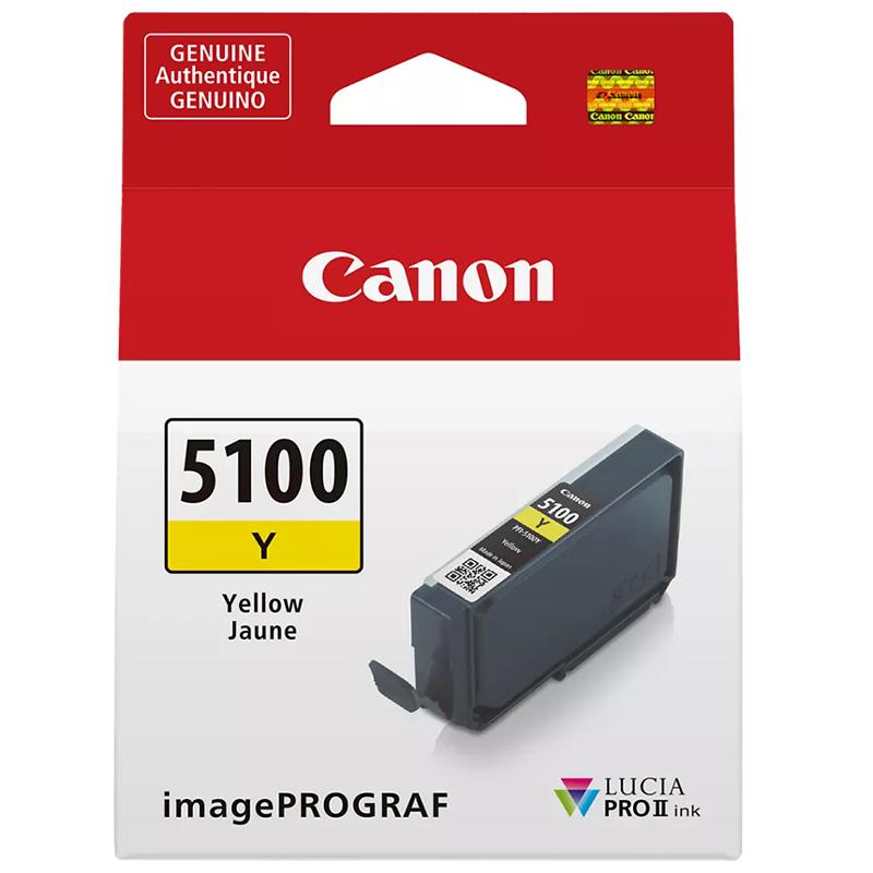 Canon PFI-5100Y Yellow Original Ink Cartridge