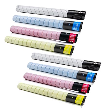 999inks Compatible Multipack Konica Minolta TN324B/Y 2 Full Sets Laser Toner Cartridges