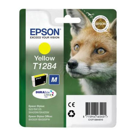 Epson T1284 Original Yellow Ink Cartridge