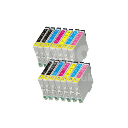 999inks Compatible Multipack Epson T5591/96 2 Full Sets + 2 FREE Black Inkjet Printer Cartridges