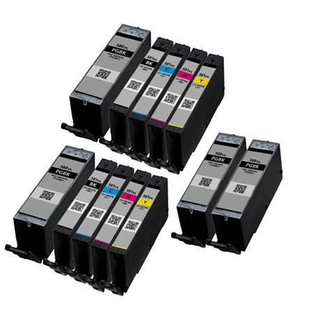 999inks Compatible Multipack Canon PGI-580PGBKXXL and CLI-581BK/C/M/Y (XXL) 2 Full Sets + 2 FREE Black Inkjet Printer Cartridges