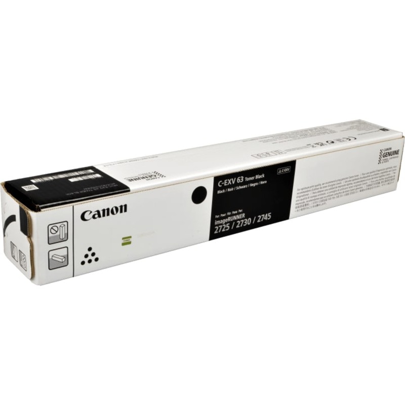 Canon C-EXV63 (5142C002AA) Black Original Laser Toner Cartridge