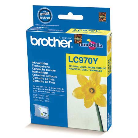 Brother LC970Y Yellow Original Printer Ink Cartridge (LC-970Y)