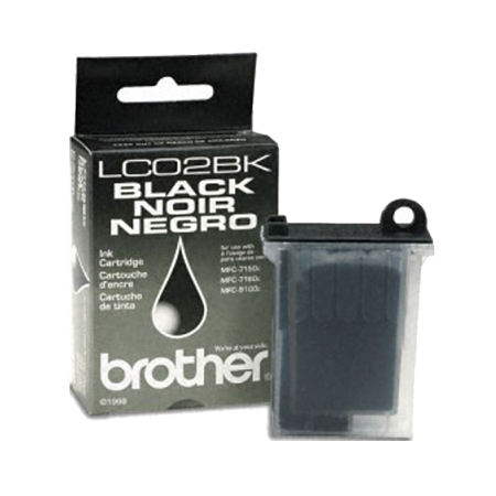 Brother LC02BK Black Original Print Cartridge